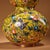 Late 20th Century Pair of Gilt Bronze Cloisonné Enamel Double-Gourd Vases With Butterfly and Gourd Motif For Sale - Image 10 of 10