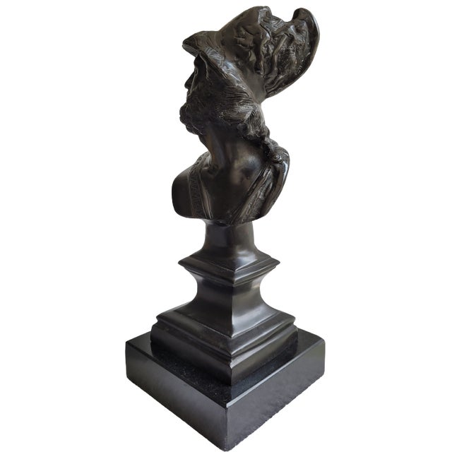 Late 19th Century Grand Tour Patinated Bronze Bust of Pericles For Sale In New York - Image 6 of 9