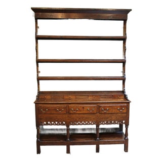 Early 19th Century Georgian Oak Welsh Dresser For Sale