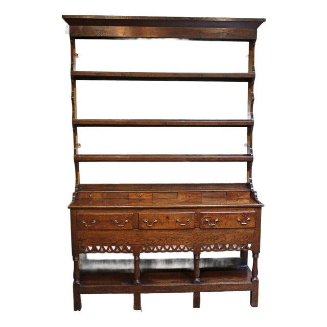 Early 19th Century Georgian Oak Welsh Dresser For Sale