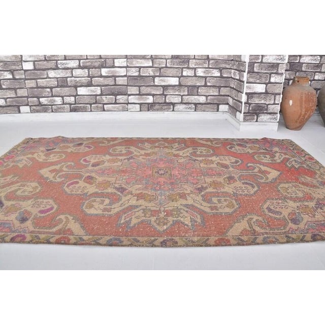 Turkish İnteriour Vintage Rug For Sale - Image 10 of 10