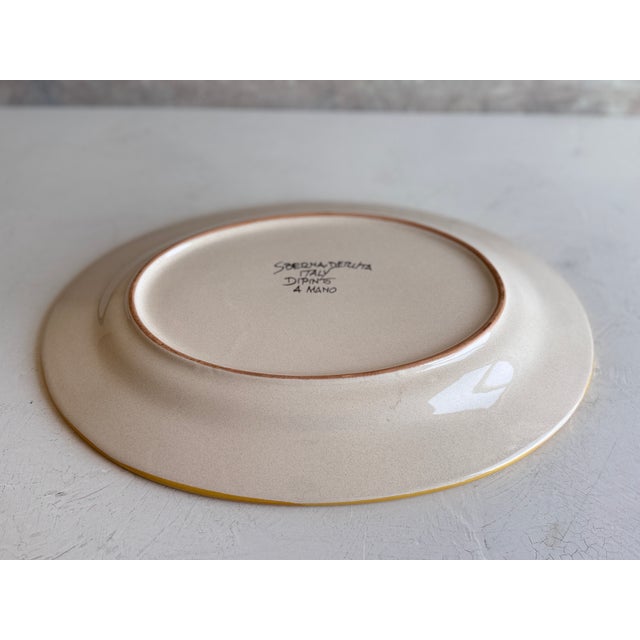 Sberna Deruta Hand-Painted Majolica Serving Collection — Special Commission, C. 2000s For Sale - Image 16 of 17