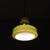 Metal Green Glass Hanging Lamp with Copper Details by Victor Berndt for Flygsfors, Sweden, 1970s For Sale - Image 7 of 9