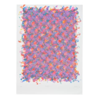 Peter Reichenberger, Actions (Fingerprints), #37/50, 1982, Screenprint and Vellum For Sale