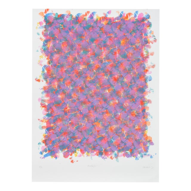 Peter Reichenberger, Actions (Fingerprints), #37/50, 1982, Screenprint and Vellum For Sale