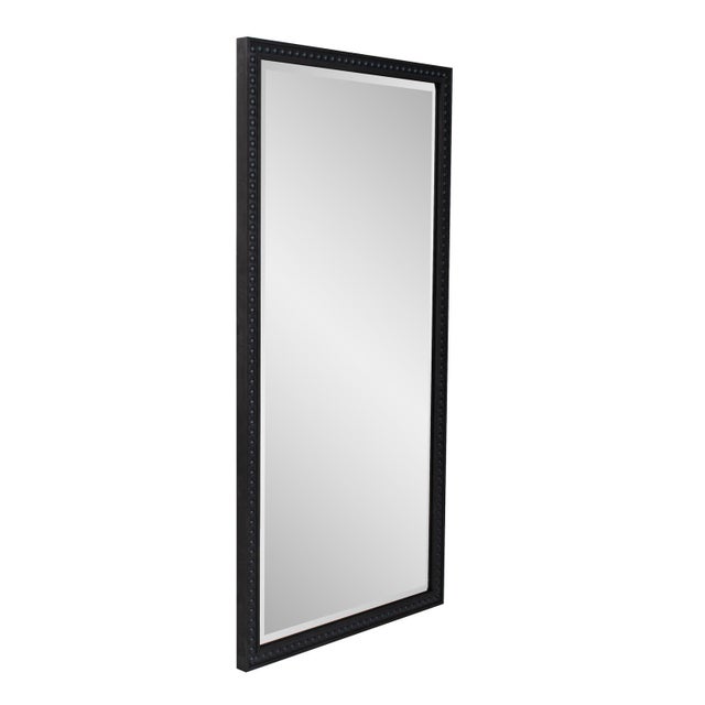 Beaded Dressing Mirror - Black For Sale In Chicago - Image 6 of 11