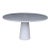Modern Round Dining Table in White Carrara Marble by Angelo Mangiarotti, 1970s For Sale - Image 3 of 5