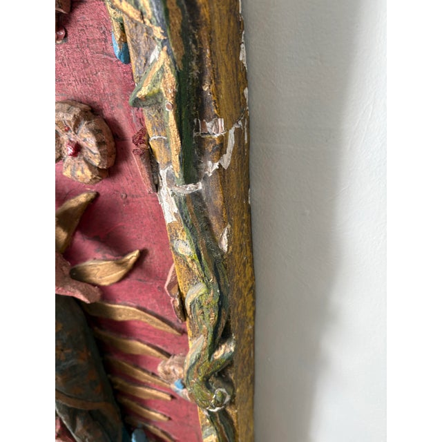 Massive our Lady of Guadalupe santos shrine made out of plaster on wood and hand painted. Incredible scale for one of...