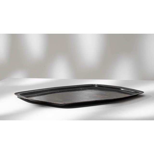 1900s French Metal Tray For Sale - Image 16 of 18