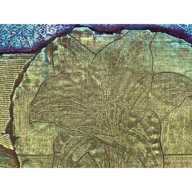 Surrealist Green Acrylic Abstract by Beckford Young For Sale In Los Angeles - Image 6 of 9