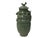 Vintage Oriental Dragon Motif Celadon Glaze Ceramic Art Jar For Sale - Image 10 of 10