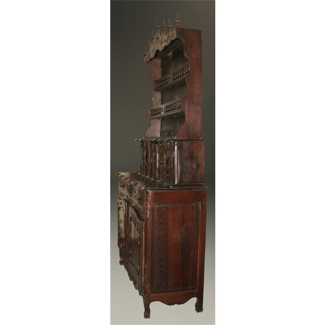 French 19th Century French Neo Rustique Louis XV Style Vaisselier For Sale - Image 3 of 3