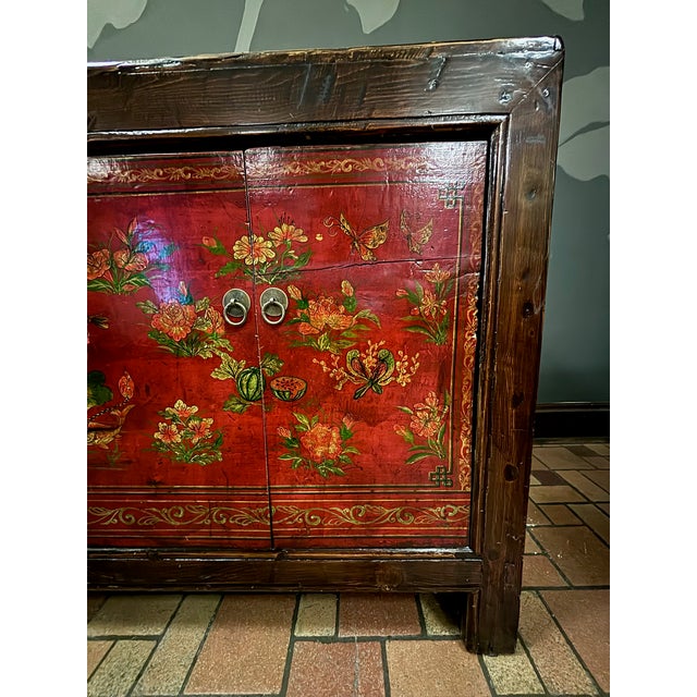 Gansu Province Late 19th Century Credenza For Sale - Image 4 of 7