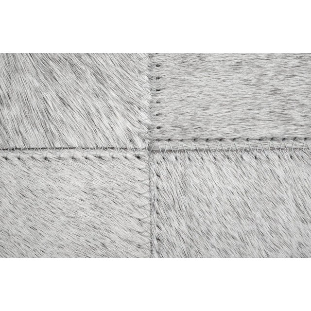 2020s Canvello Genuine Cowhide Leather Decorative Throw Pillow With Feather Down Insert Included For Sale - Image 5 of 6