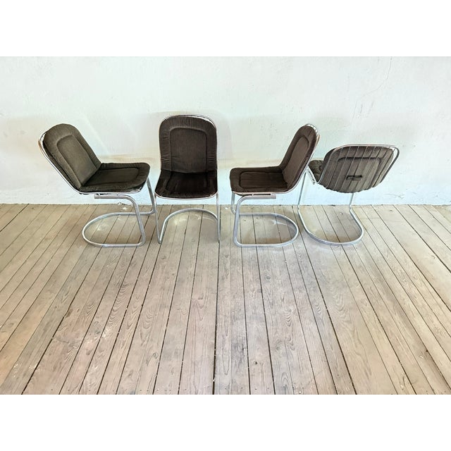 Vintage Dining Room Chairs attributed to Gastone Rinaldi, Italy, 1970s, Set of 4 For Sale - Image 10 of 18