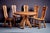 Brutalist Oak Dining Table and Chairs, 1970s, Set of 6 For Sale - Image 6 of 18