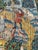 French Screen-Printed Silk Tapestry with Enchanted Park in the style of Aubusson, 1950s For Sale - Image 9 of 18