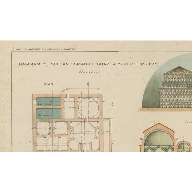 Alexandre M. Raymond, Antique Ottoman Door Knocker Designs, Bursa, 1924, Paper For Sale - Image 9 of 12
