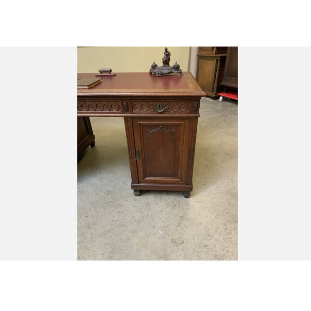 Antique Art Nouveau Desk, 1910 For Sale - Image 3 of 13