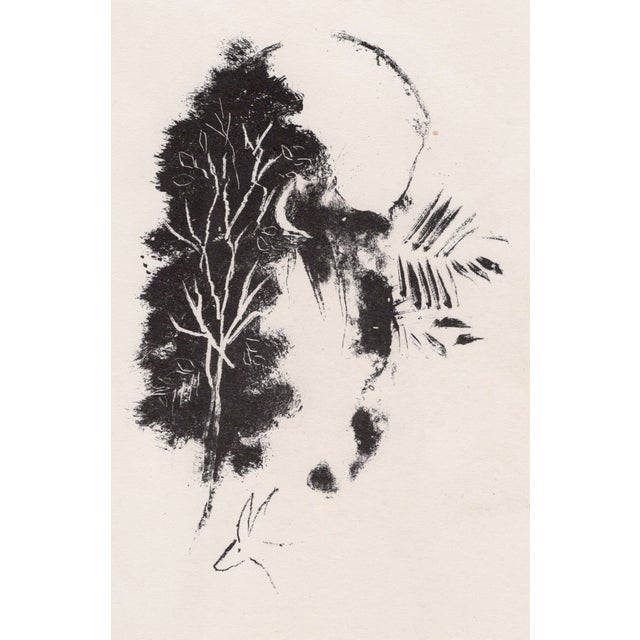 Marc Chagall, Rencontre de Ruth et de Booz (Meeting of Ruth and Boaz), 1960, Original Lithograph For Sale - Image 7 of 8