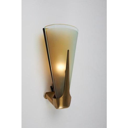 Metal Wall Sconce by Max Ingrand for Fontana Arte For Sale - Image 7 of 7