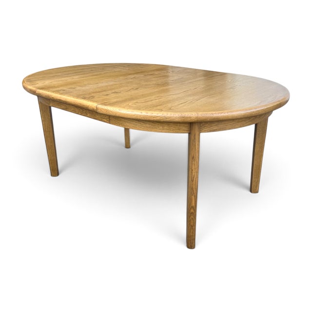 Mid-Century Modern 1960s Sorø Stole Danish Modern Teak Extendable Dining Table With 3 Leaves For Sale - Image 3 of 17