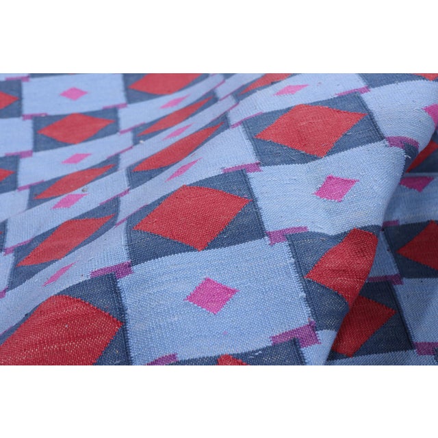 Vintage Afghani Dhurrie Rug, 06'02 X 08'10 For Sale In Dallas - Image 6 of 10