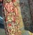 Vintage Floral Tufted Rocking Chair & Matching Ottoman With Nailhead Trim For Sale - Image 10 of 12