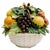 A stunning vintage Italian ceramic fruit topiary handcrafted by L'Atelier Ceramiche d'Arte Capodimonte. Features a rich,...