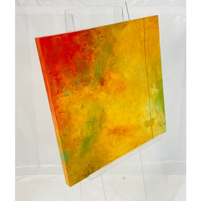 This vibrant abstract painting is an original work by Sam Richardson, titled “Amana Series,” and is hand signed by the...
