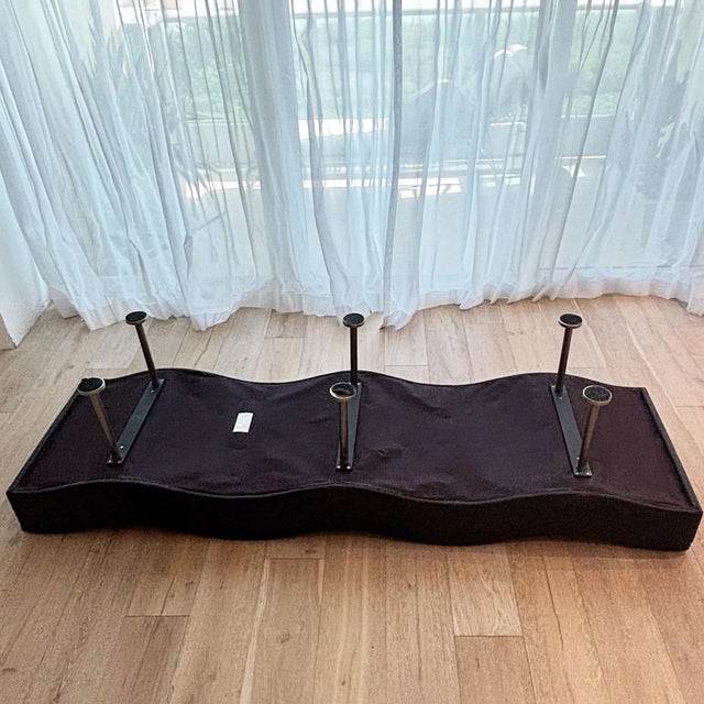 Metal Brueton Undulatus Bench by Stanley Jay Friedman – Modernist Sculptural Seating For Sale - Image 7 of 8