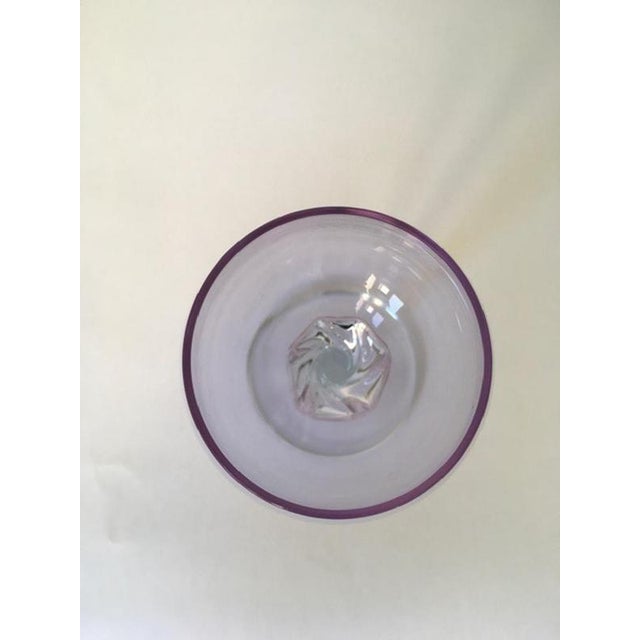 Glass Postmodern Murano Glass Goblet, Italy, 1960s For Sale - Image 7 of 15