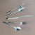 Single Setting Mismatched Vintage Silver Plated Flatware Full 5 Piece Table Setting for One For Sale - Image 4 of 5