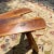 Mid 20th Century Organic Modern Split Wood Live Edge Bench For Sale - Image 10 of 11