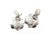 Chanel Silver CC Crystal Pink Enamel Clover Clip on Earrings *Marked 04 *Made in France *Comes with the original dustbag...