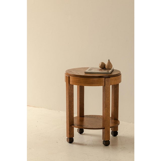 Dutch Amsterdamse School Side Table, 1930s For Sale - Image 10 of 10