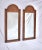 Palladio Mid 20th Century Italian Burl Olive Arched Beveled Wall Mirrors For Sale - Image 4 of 10