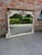 Large Antique English Painted Overmantle Mirror For Sale - Image 9 of 9