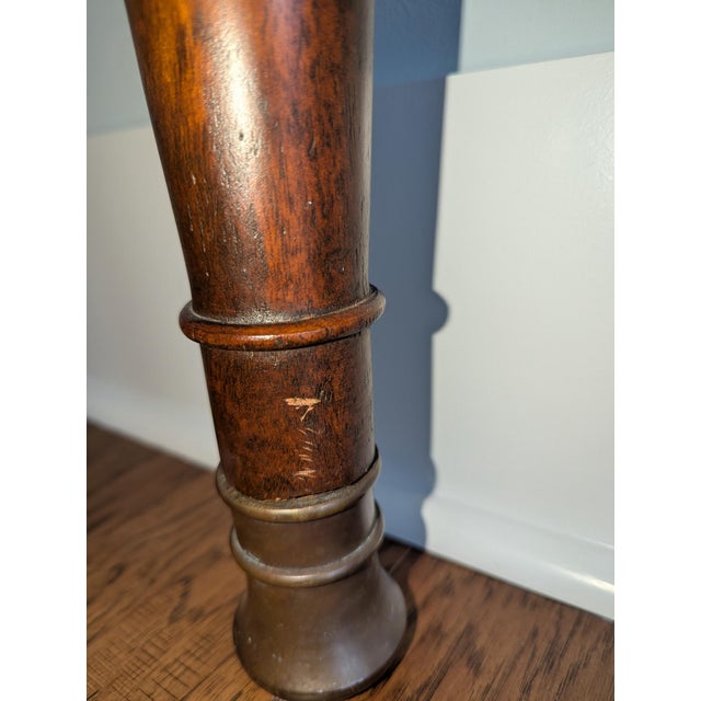 1990s Theodore Alexander Morgan Hill Marble Top Console Table For Sale - Image 10 of 14
