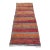 1960s Rustic & Primitive Hand Knotted Wool Striped Kilim Rug For Sale