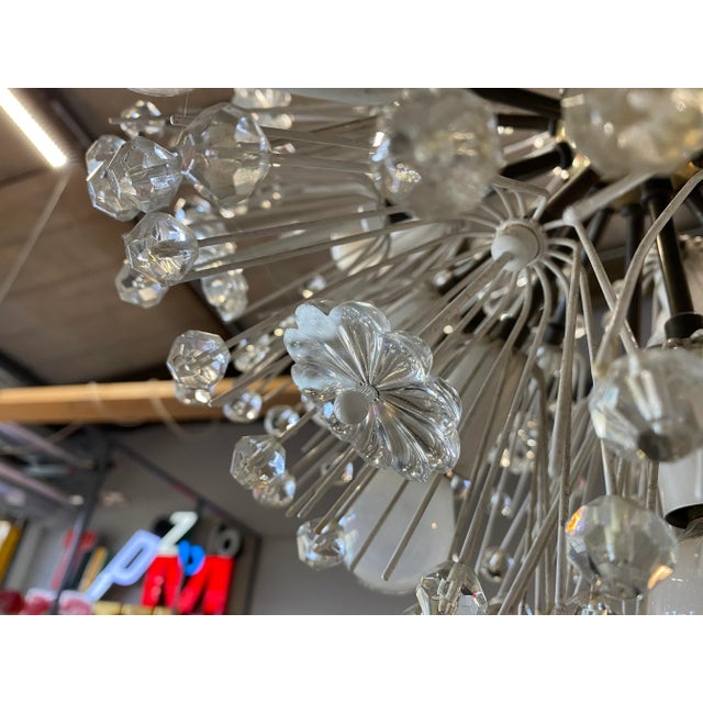 Mid-Century Sputnik Snowball Chandelier by Emil Stejnar for Rupert Nikoll, 1950s For Sale - Image 13 of 16