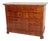 Antique Louis Philippe Style Burl Walnut Chest of Drawers With Marble Top For Sale