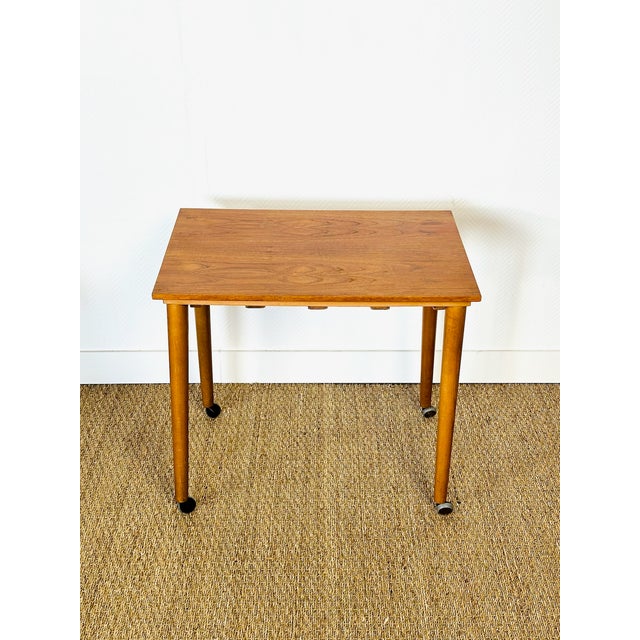 Vintage Scandinavian Teak Nesting Coffee Tables, 1960s, Set of 5 For Sale - Image 15 of 18