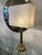 Brass Table Lamp with a Faux Bamboo Stem, 1970s For Sale - Image 9 of 13