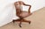 Johnson Chair Company Arts & Crafts Solid Walnut Executive Swivel Desk Chair by Johnson Chair Co. For Sale - Image 4 of 12