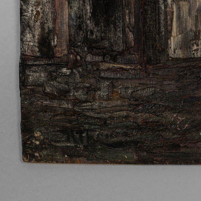 Early 20th Century French Oil on Canvas Townscape For Sale In Greensboro - Image 6 of 18