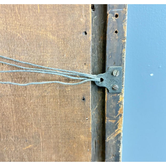 Antique 19th Century French Empire Giltwood Gesso Mantel Mirror With Foxed Glass For Sale - Image 15 of 16