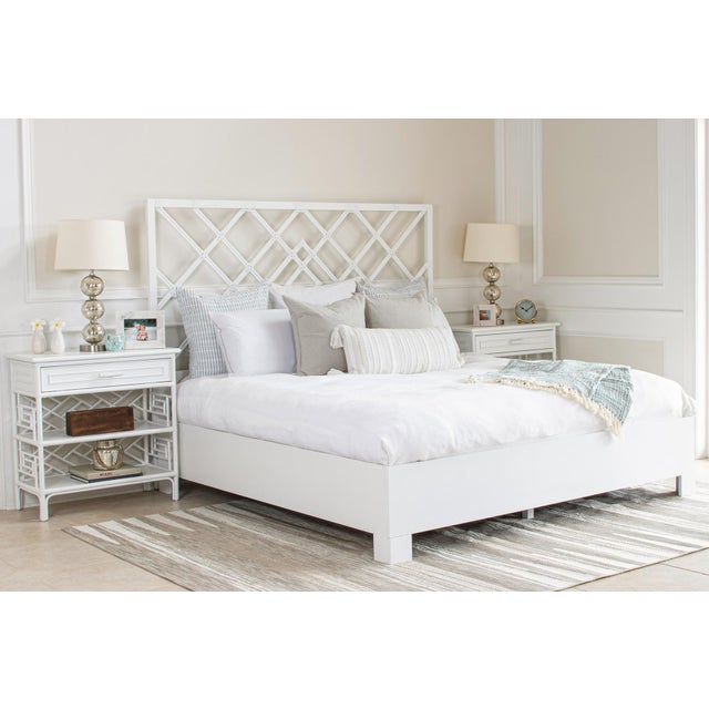 Master craftsmanship and contemporary design make the Darien bed a true statement piece. Crafted from natural rattan, each...