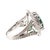 Platinum Certified 6.36 Carat Emerald and Diamond Ring, Size 6.25 For Sale - Image 4 of 8