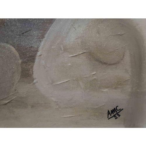 Contemporary Anna Maria Caboni, Desert, 2010, Acrylic Painting For Sale - Image 3 of 4